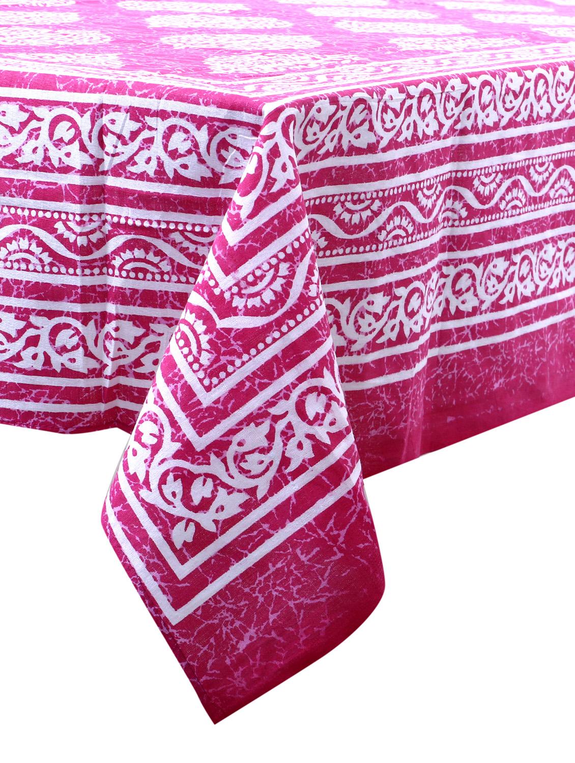 cotton jaipuri print 6 to 8 seater table cloth cover - 16947982 - Standard Image - 2