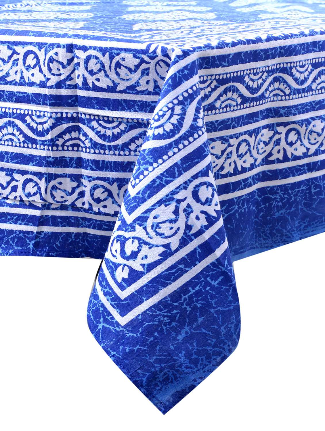 cotton jaipuri print 6 to 8 seater table cloth cover - 16947985 -  Standard Image - 2