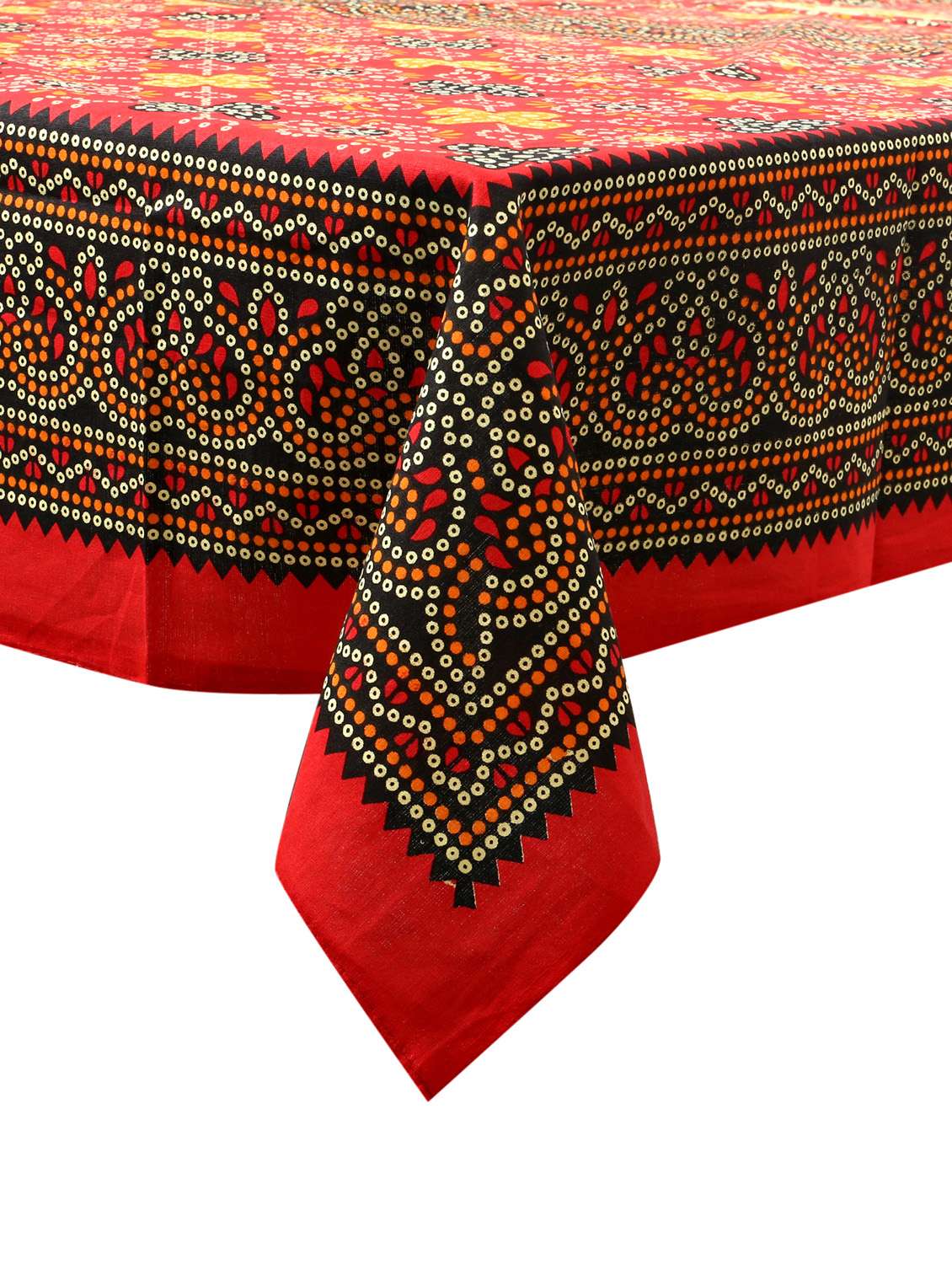 cotton jaipuri print 6 to 8 seater table cloth cover - 16947995 - Standard Image - 2