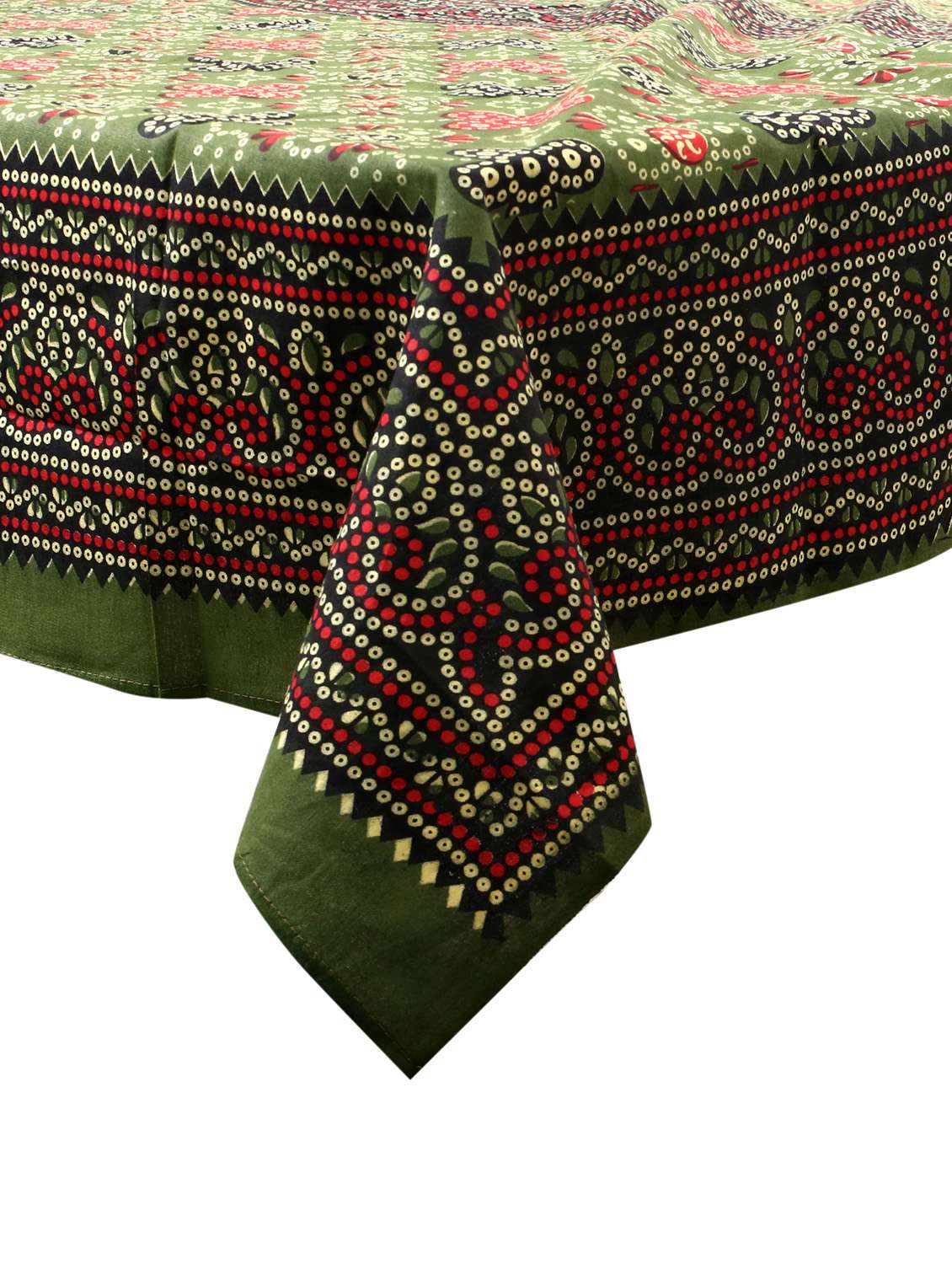 cotton jaipuri print 6 to 8 seater table cloth cover - 16947997 -  Standard Image - 2