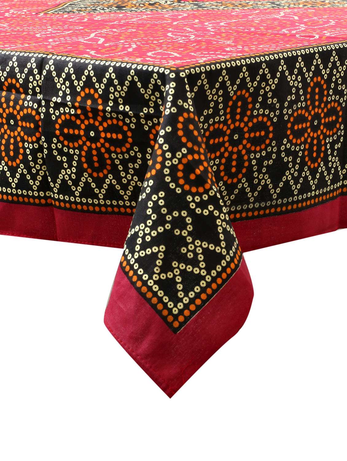 cotton jaipuri print 6 to 8 seater table cloth cover - 16948001 - Standard Image - 2