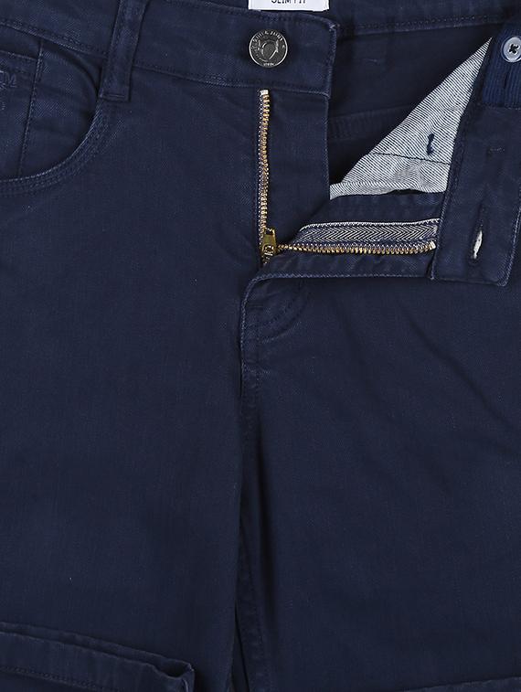 dark blue denim distressed jean - 16949888 - Standard Image - 2