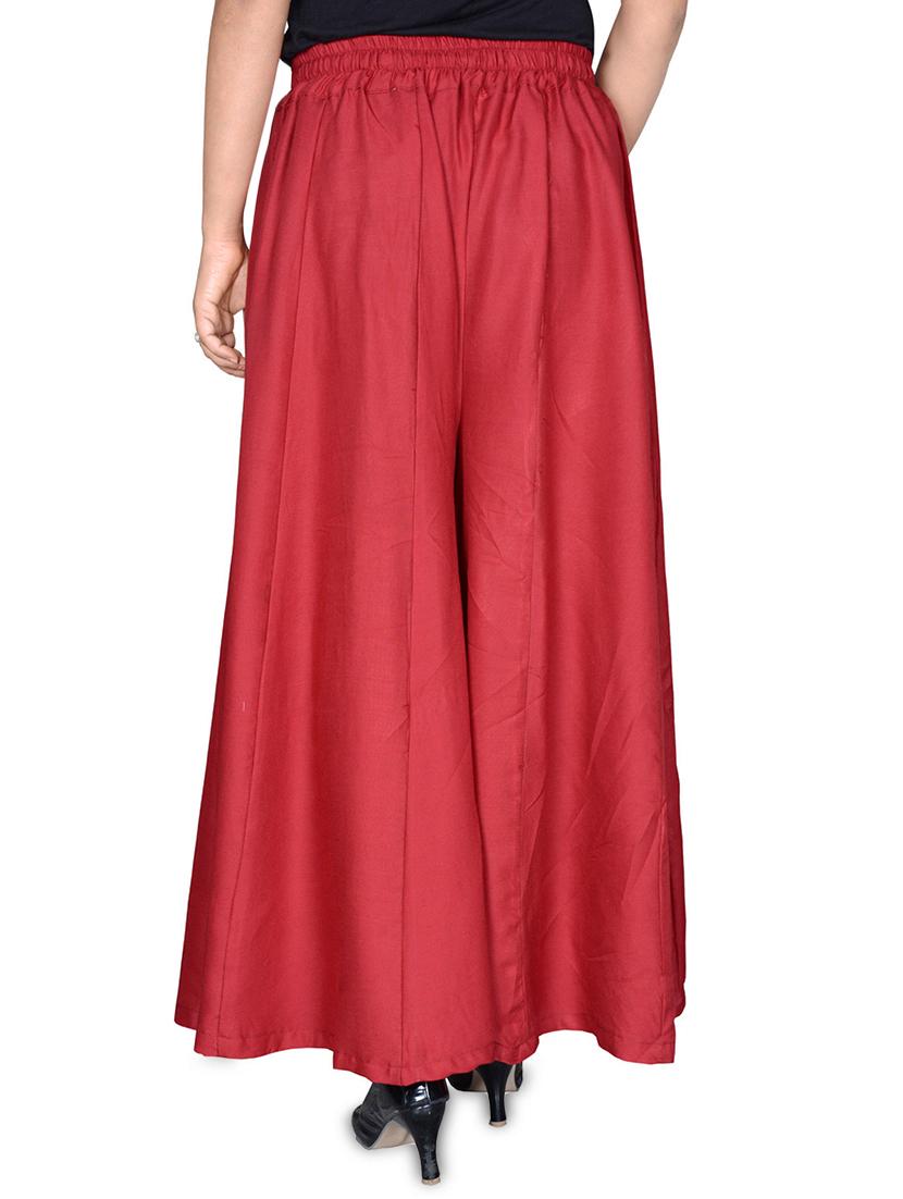 solid flared palazzo - 16949974 - Standard Image - 2