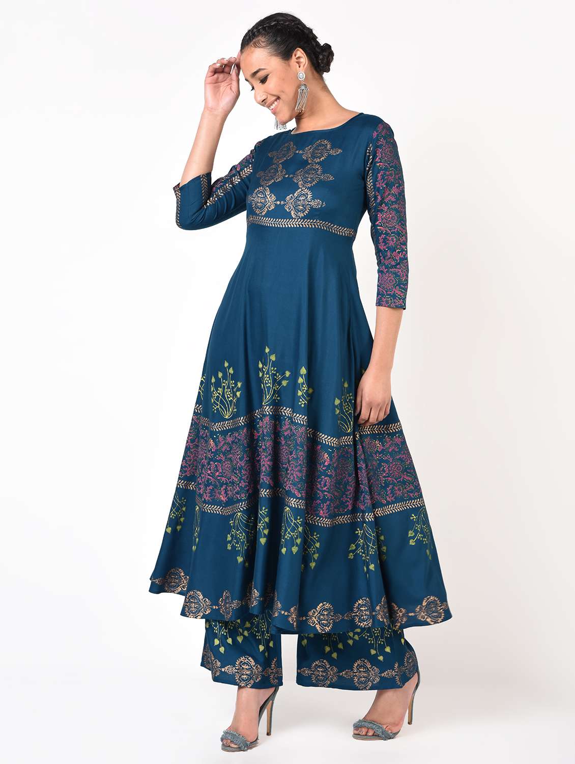 women's flared kurta