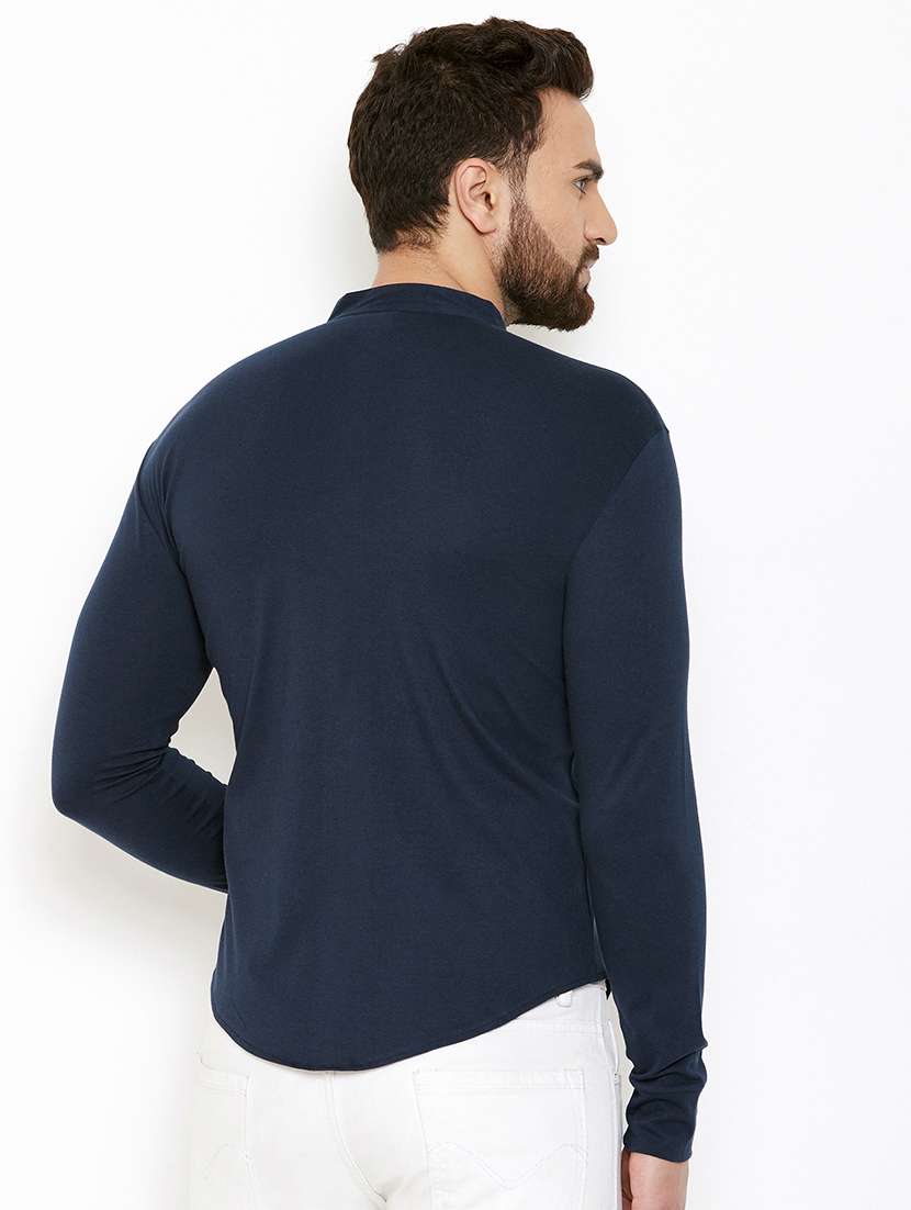 mens solid casual shirt - 16952431 -  Standard Image - 2