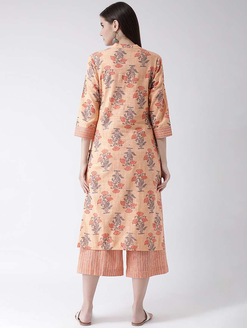 floral kurta palazzo set - 16955456 - Standard Image - 2