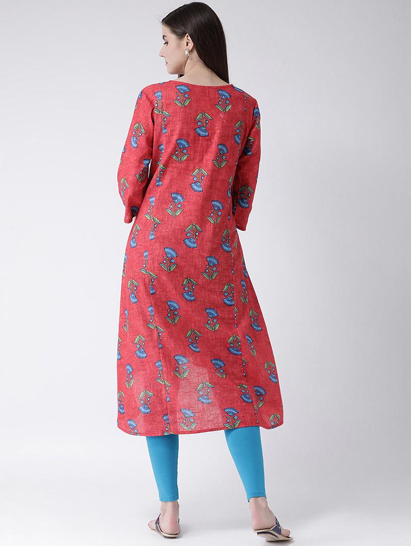 women's asymmetric kurta - 16955477 - Standard Image - 2