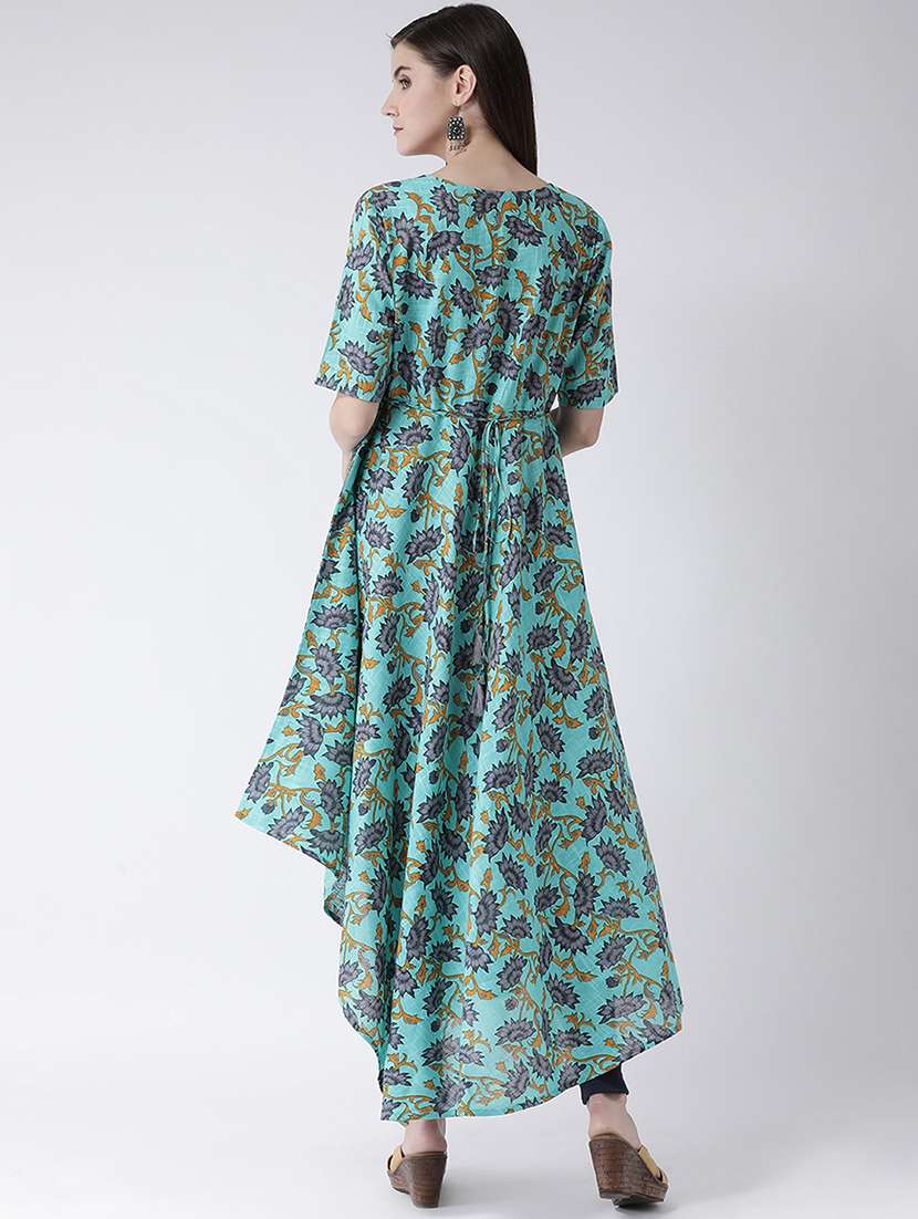 women's asymmetric kurta - 16955483 - Standard Image - 2