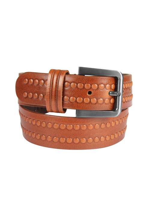 brown leather belt - 16957160 -  Standard Image - 0