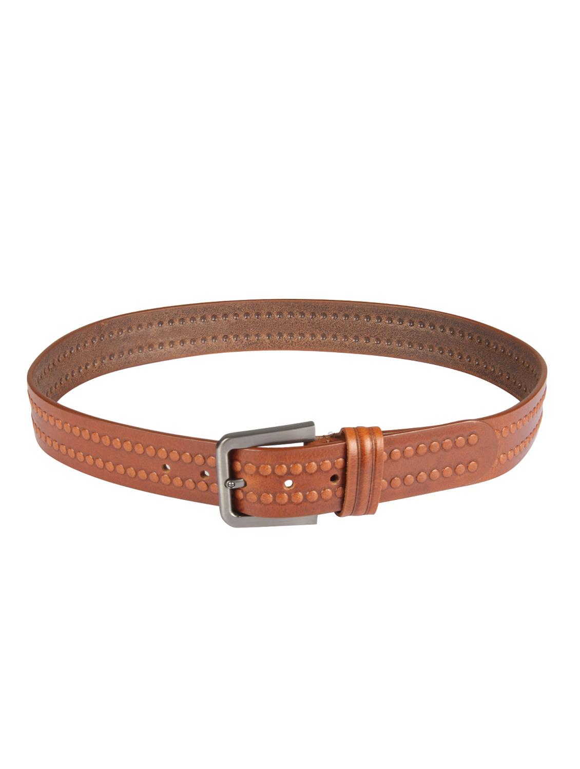 brown leather belt - 16957160 - Standard Image - 2