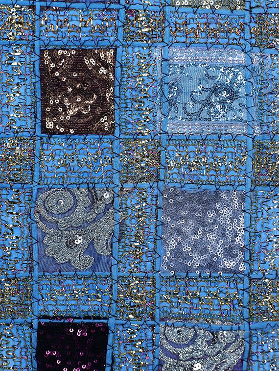 patchwork embroidery cushion covers (set of 5) - 16957891 - Standard Image - 2