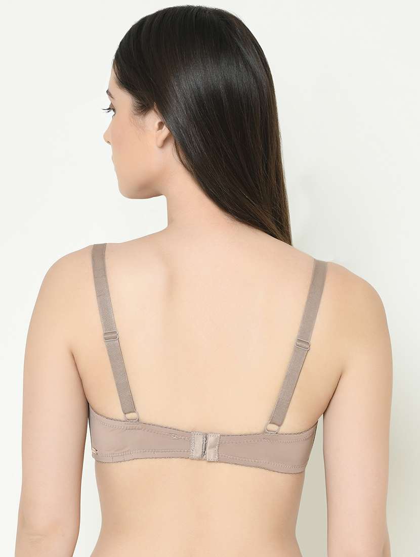 bow patch lace detail plunge bra - 16957991 - Standard Image - 2