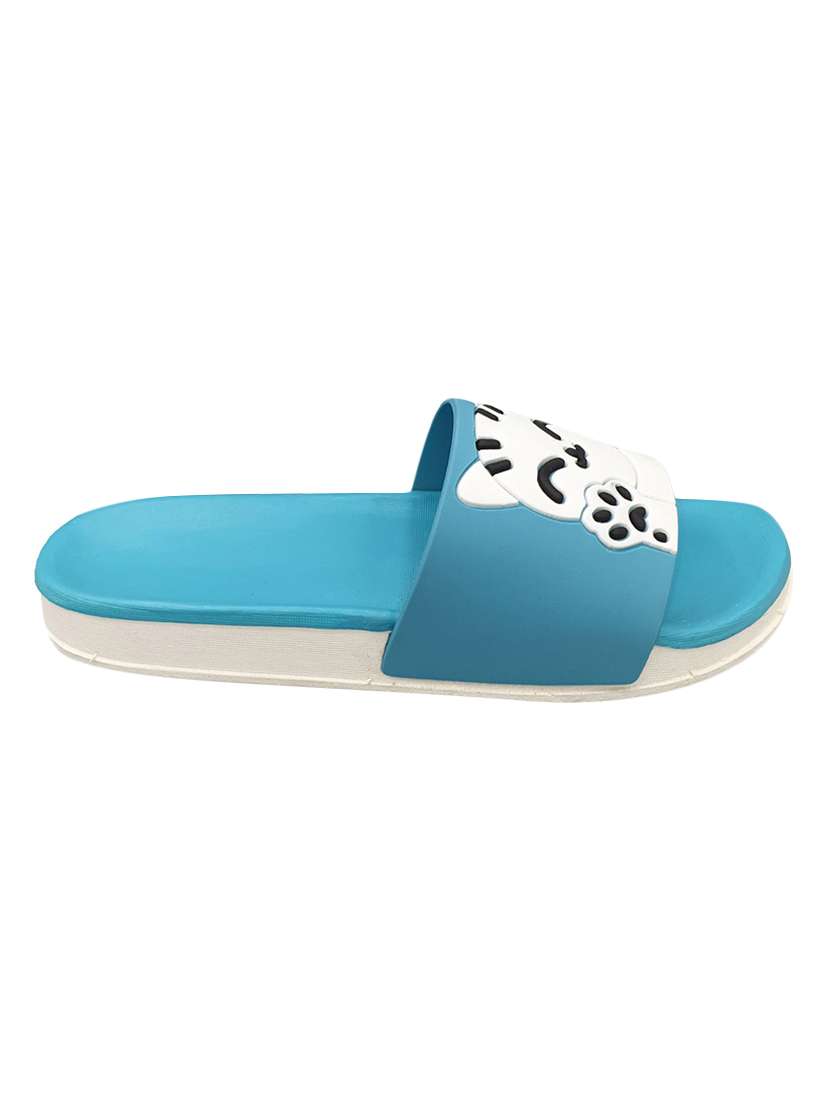 blue slip on flip flops  - 16958293 -  Standard Image - 2