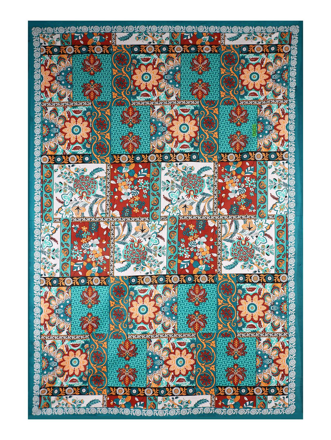 cotton single bedsheet with 1 pillow cover - 16958397 - Standard Image - 2