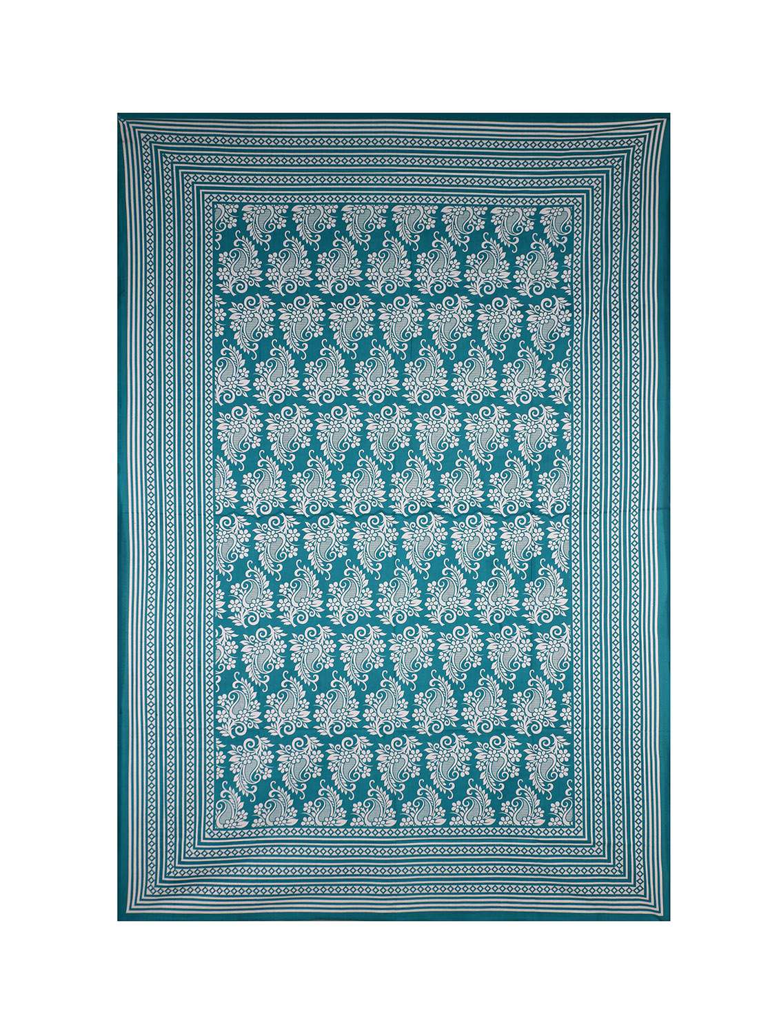 cotton jaipuri print 6 to 8 seater table cloth cover  - 16960312 -  Standard Image - 2