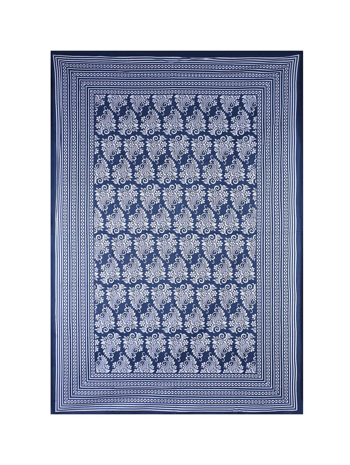 cotton jaipuri print 6 to 8 seater table cloth cover  - 16960315 -  Standard Image - 2