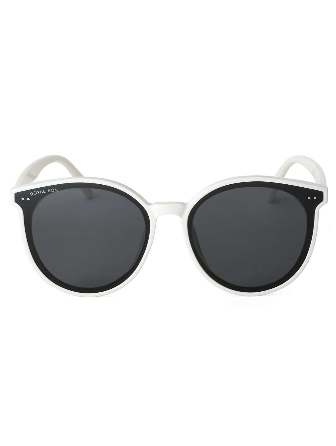 royal son over sized cat-eye women sunglasses - black