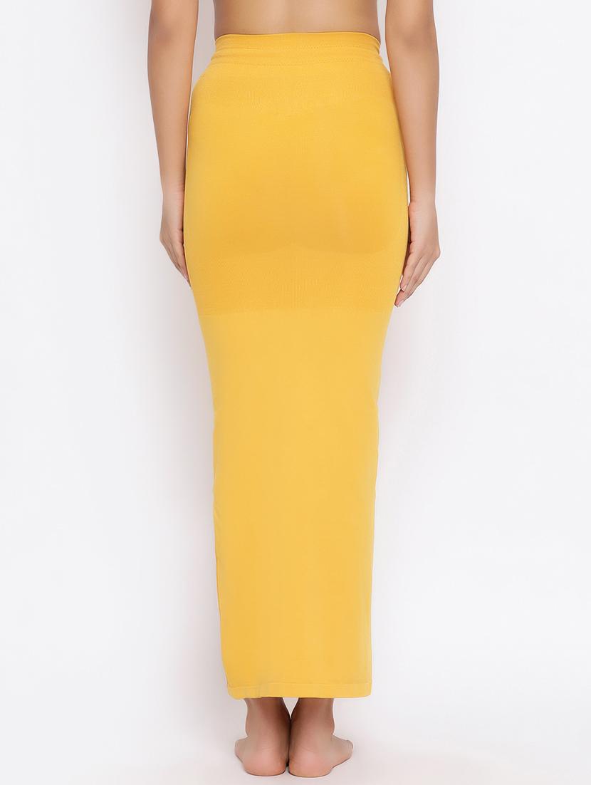 yellow nylon saree shaper shapewear - 16960855 - Standard Image - 2