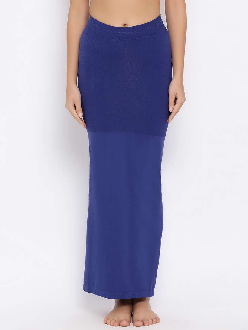 blue nylon saree shaper shapewear