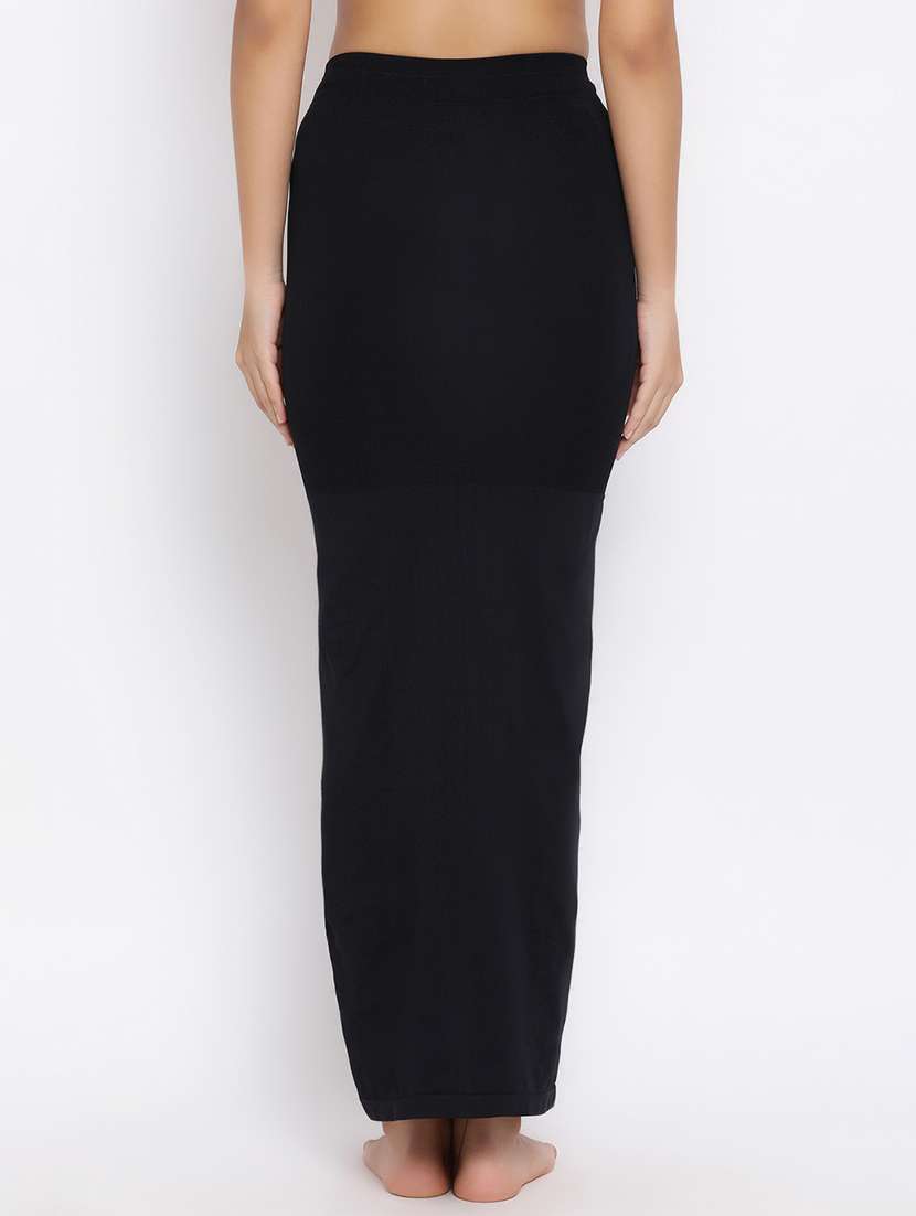 black nylon saree shaper shapewear - 16960857 -  Standard Image - 2