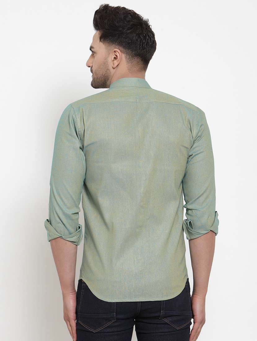 mens solid casual shirt - 16963288 -  Standard Image - 2