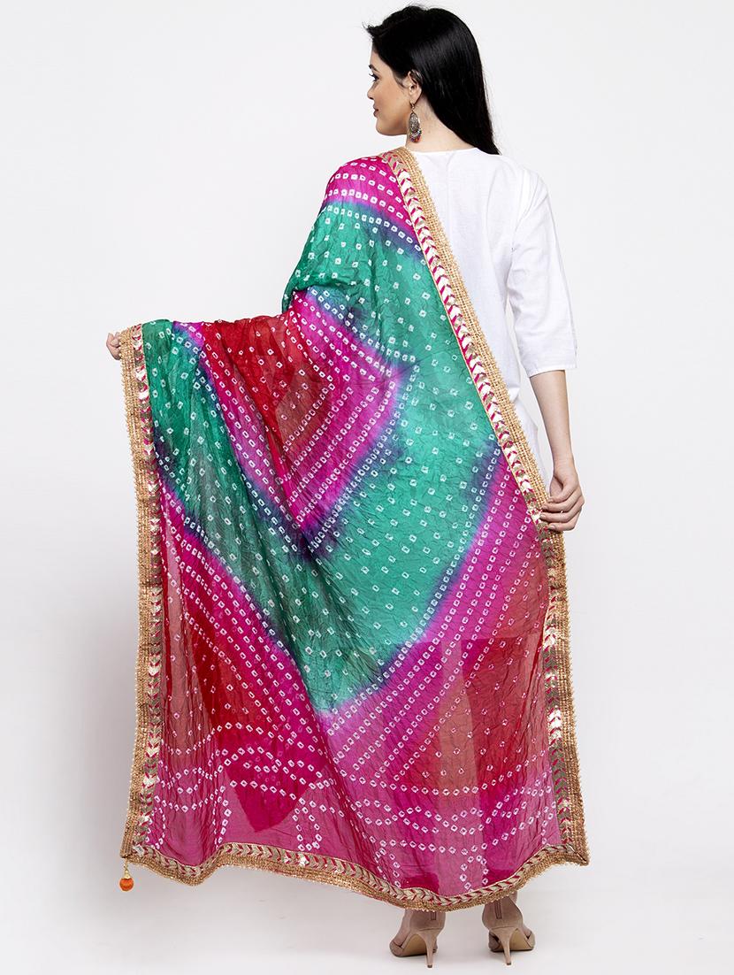 tie & dye bandhani dupatta - 16968203 - Standard Image - 2