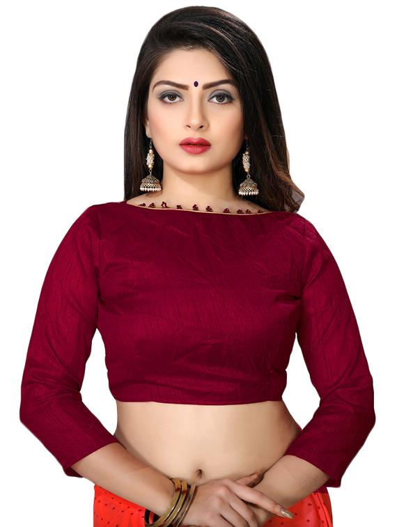 polka dots woven saree with blouse - 16969459 - Standard Image - 2