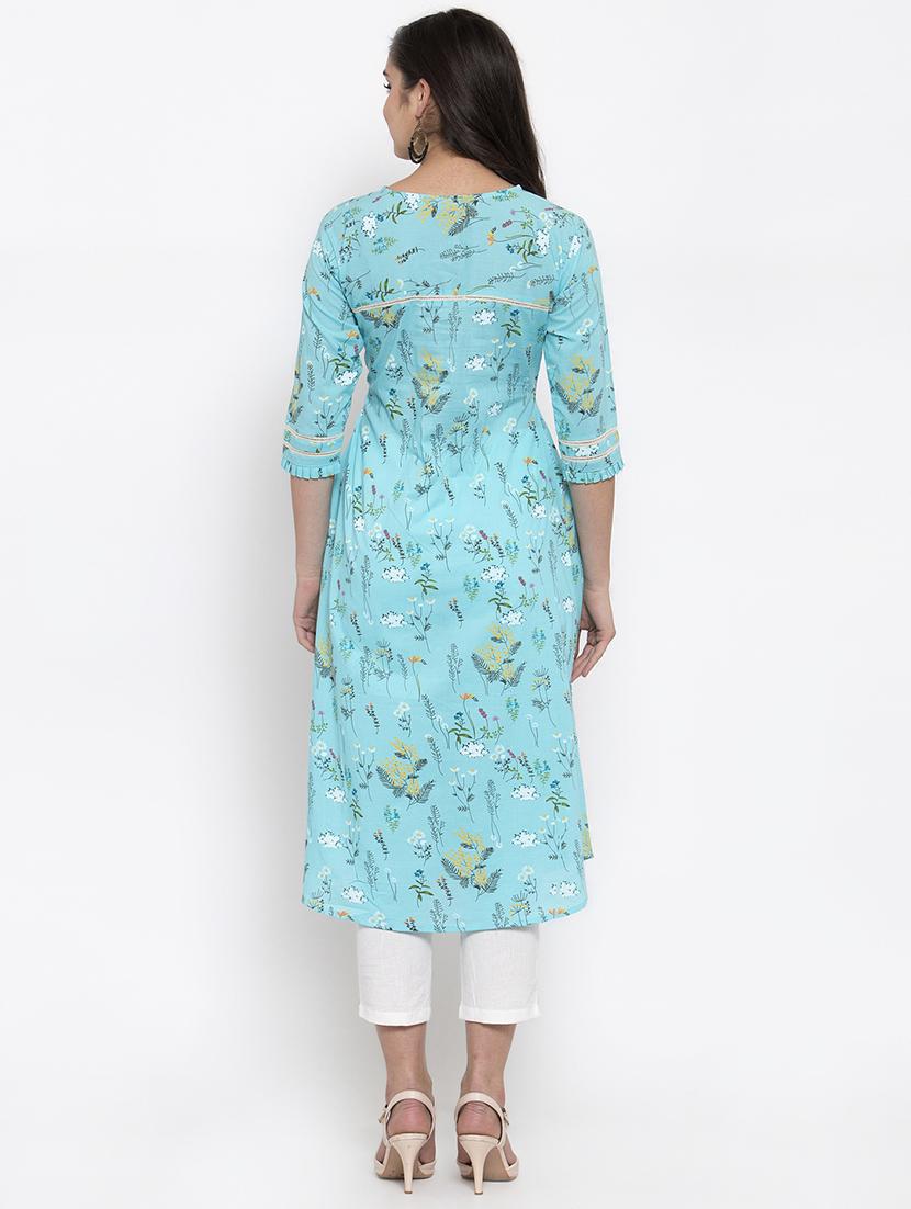 floral kurta pant set - 16969471 - Standard Image - 2