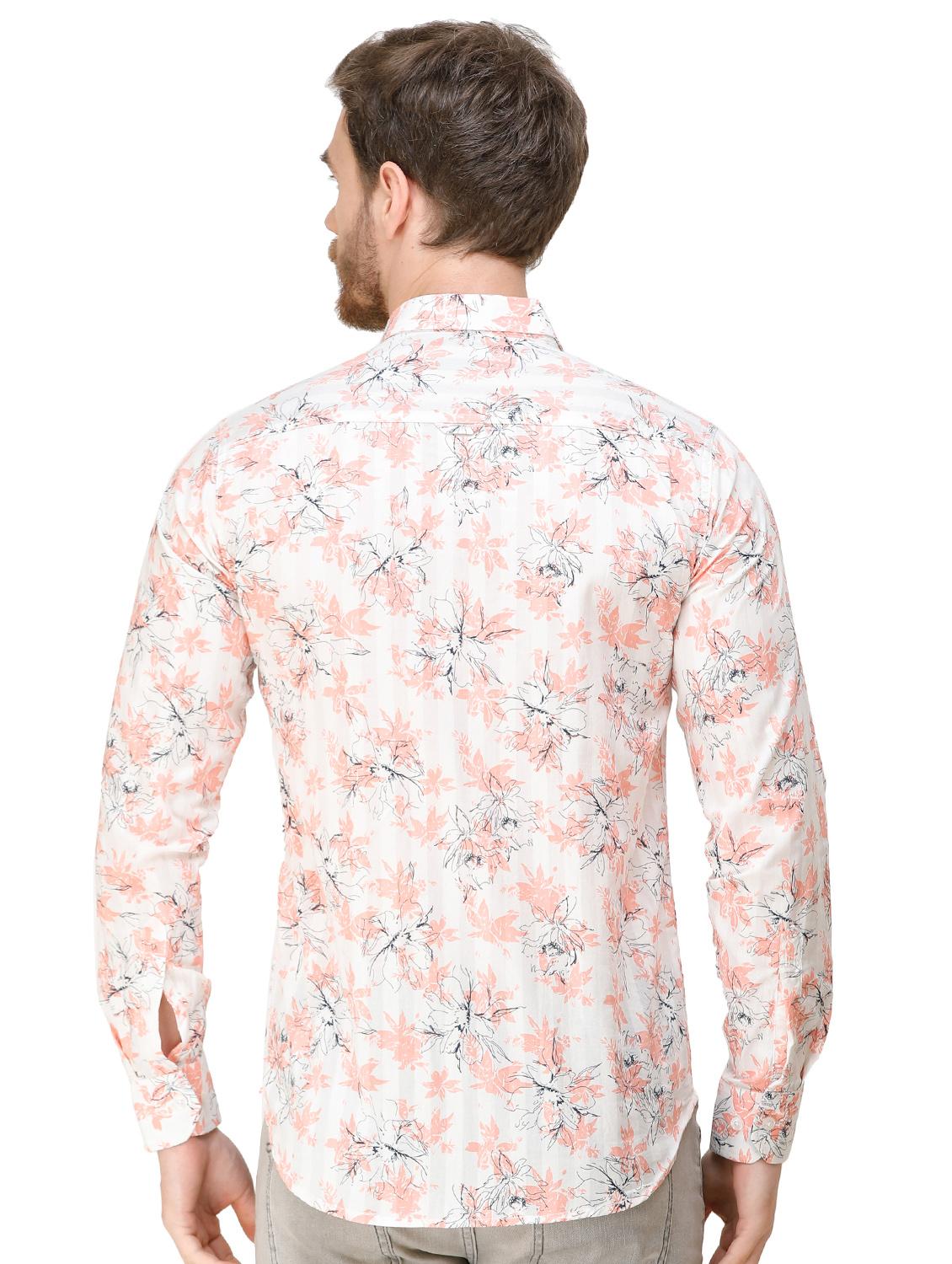 pink cotton blend casual shirt - 16970028 - Standard Image - 2