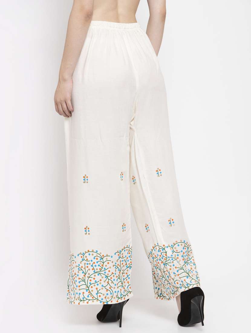 printed hem straight palazzo  - 16971304 -  Standard Image - 2