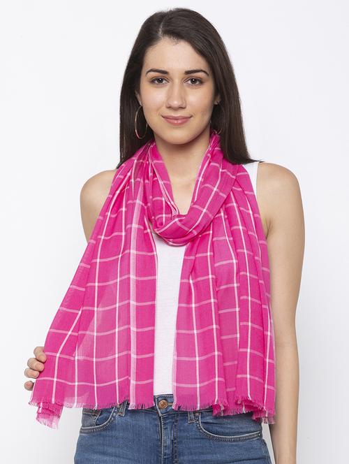 pink viscose stole - 16971592 - Standard Image - 0