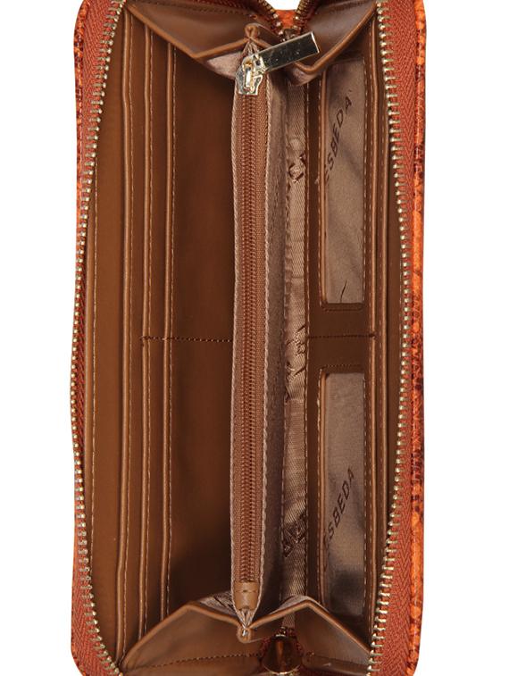 orange leatherette wallet - 16973938 - Standard Image - 2