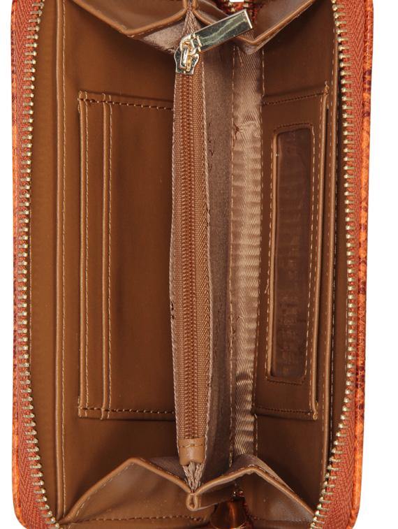 orange leatherette wallet - 16973948 - Standard Image - 2