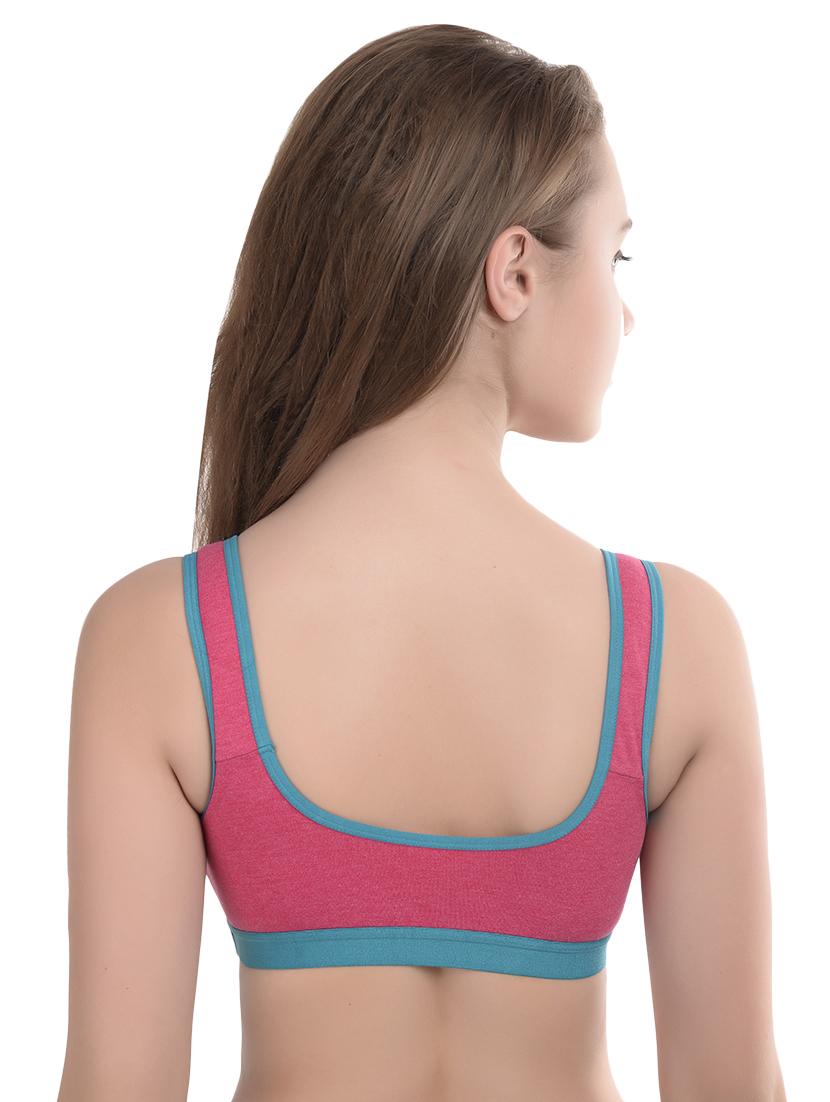 color block sports bra - 16974704 - Standard Image - 2