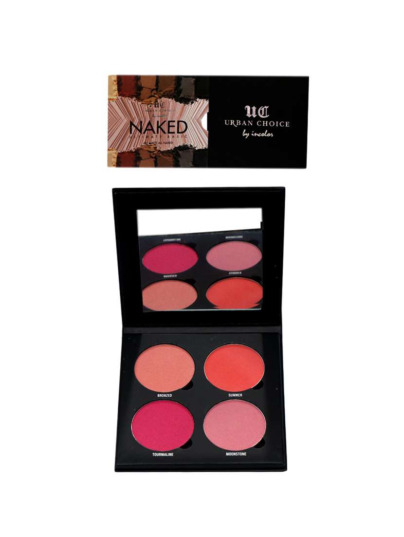 incolor naked 4 in 1 blusher pallete