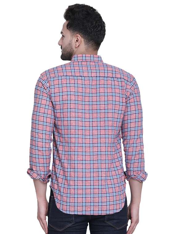 mens checks casual shirt - 16979335 - Standard Image - 2