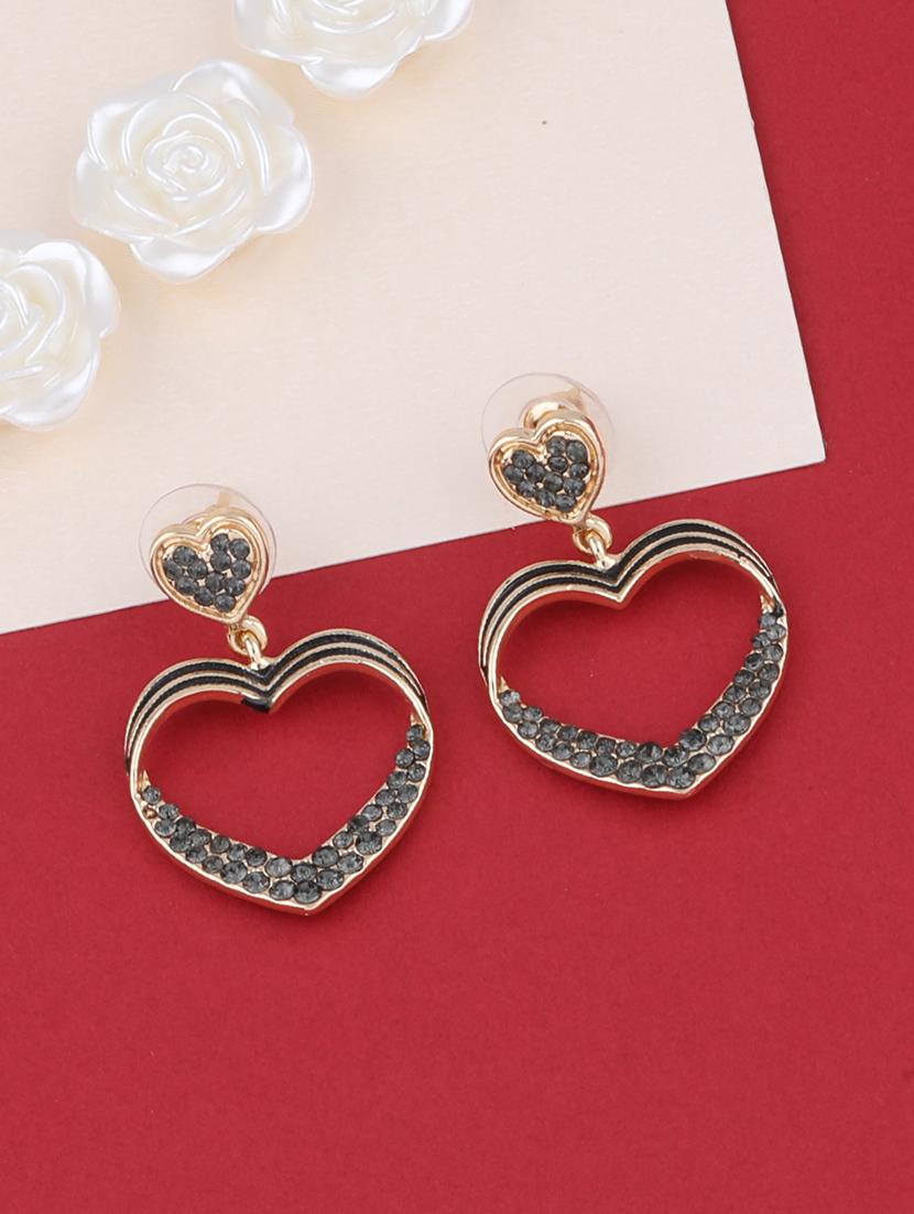 black metal studs earring - 16979440 - Zoom Image - 0