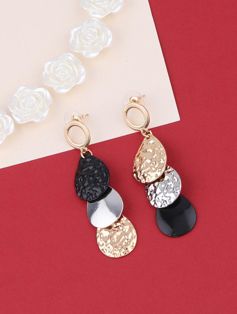 multi colored metal drop earring - 16979442 - Zoom Image - 0