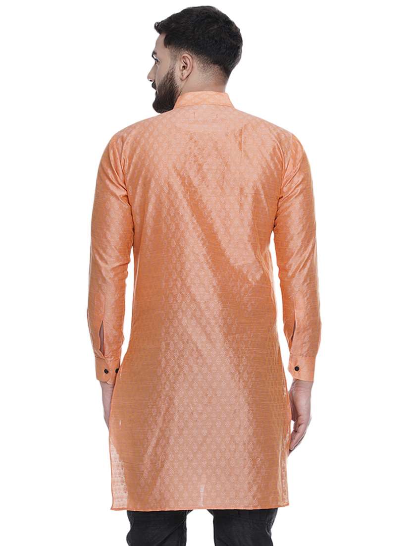 men self design mandarin neck long kurta - 16979464 -  Standard Image - 2