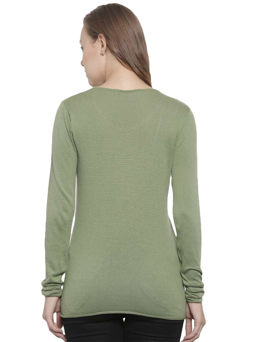 round neck solid top - 16979825 -  Standard Image - 2