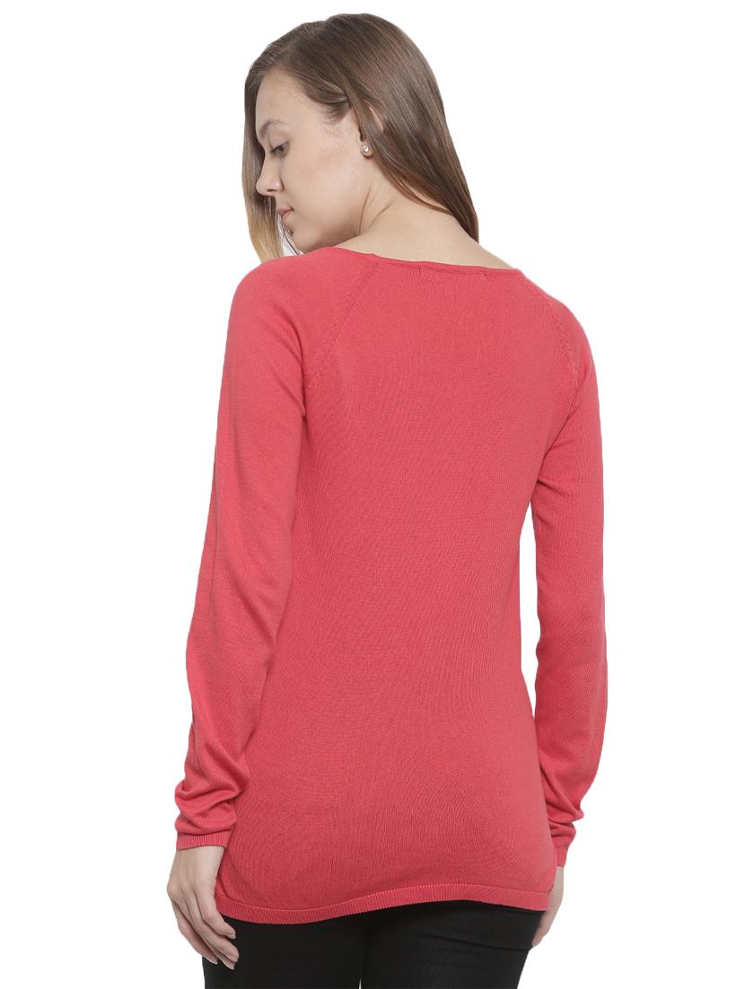 round neck knitted top - 16979834 - Standard Image - 2