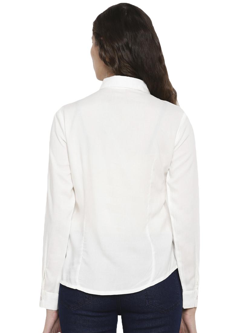 concealed placket solid shirt - 16979845 - Standard Image - 2