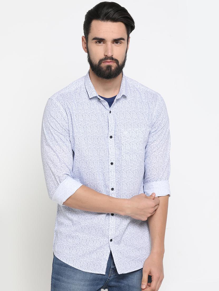 mens printed casual shirt - 16980193 - Zoom Image - 0