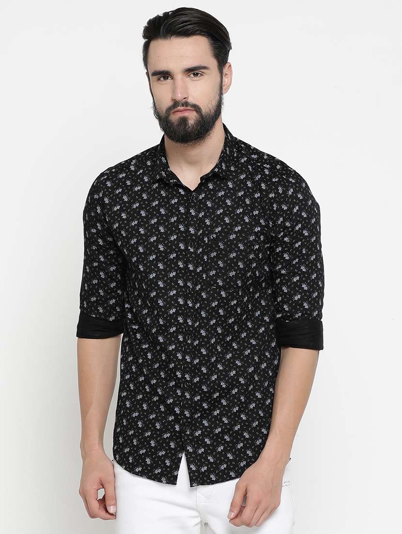 mens florals casual shirt
