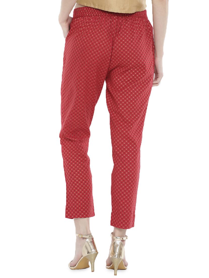mid rise polka dot trouser - 16980347 - Standard Image - 2