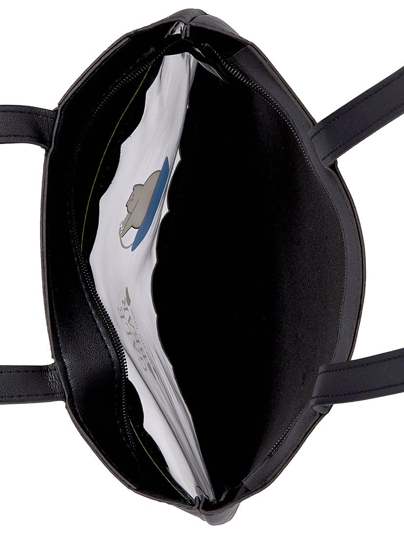 black satin regular tote - 16980380 - Standard Image - 2