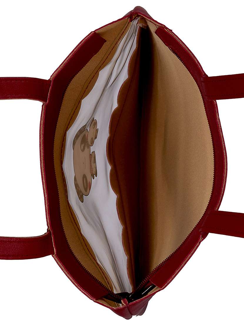 wine satin regular tote - 16980383 -  Standard Image - 2