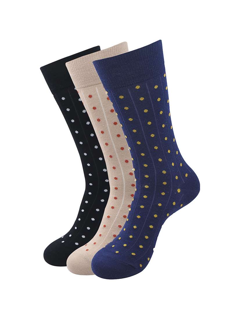 men pack of 3 printed above ankle length sock