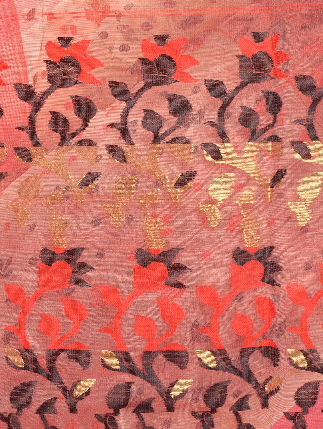 self design jamdani saree - 16989197 - Standard Image - 2