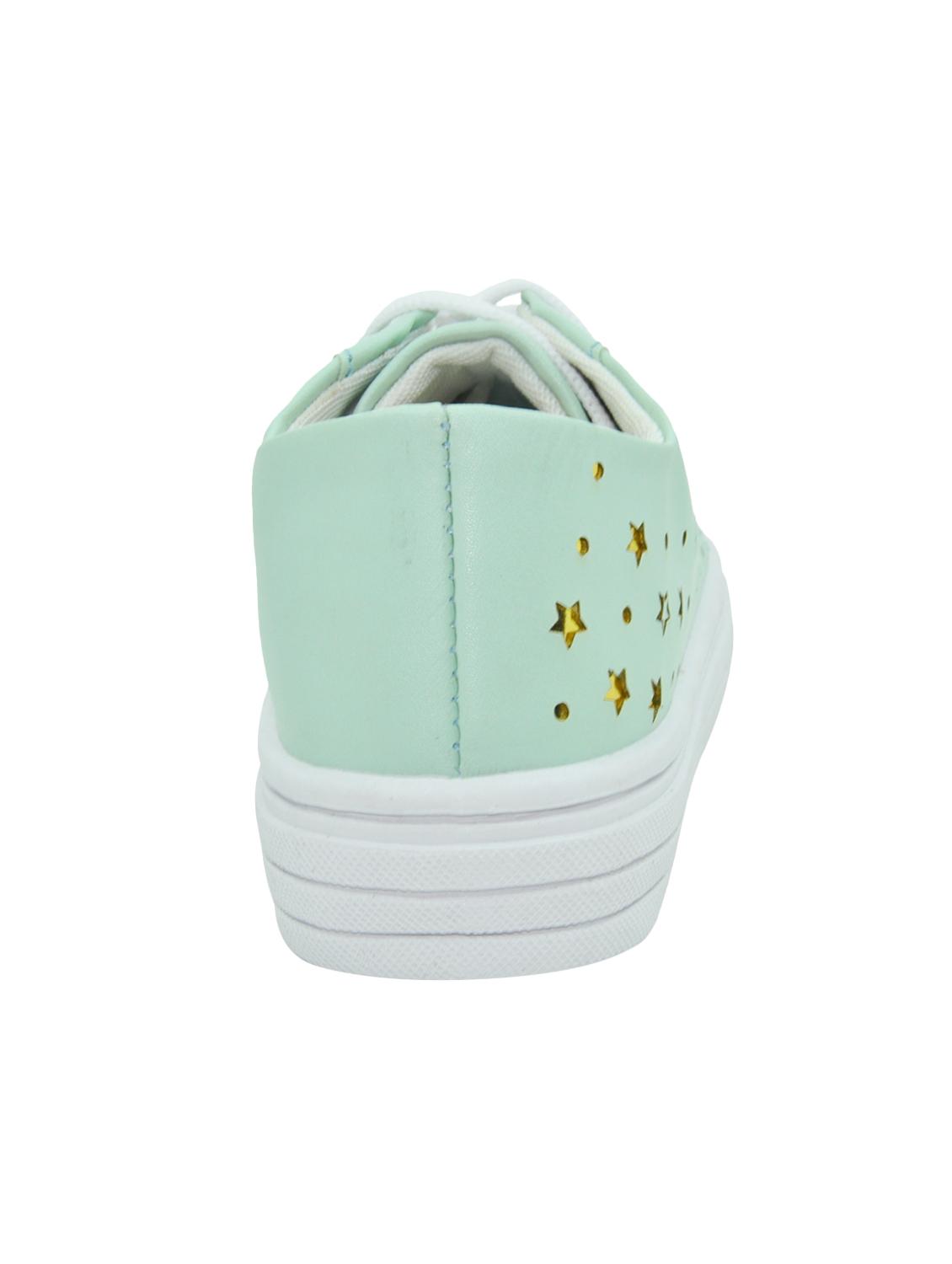 green lace up sneaker - 16989234 - Standard Image - 2